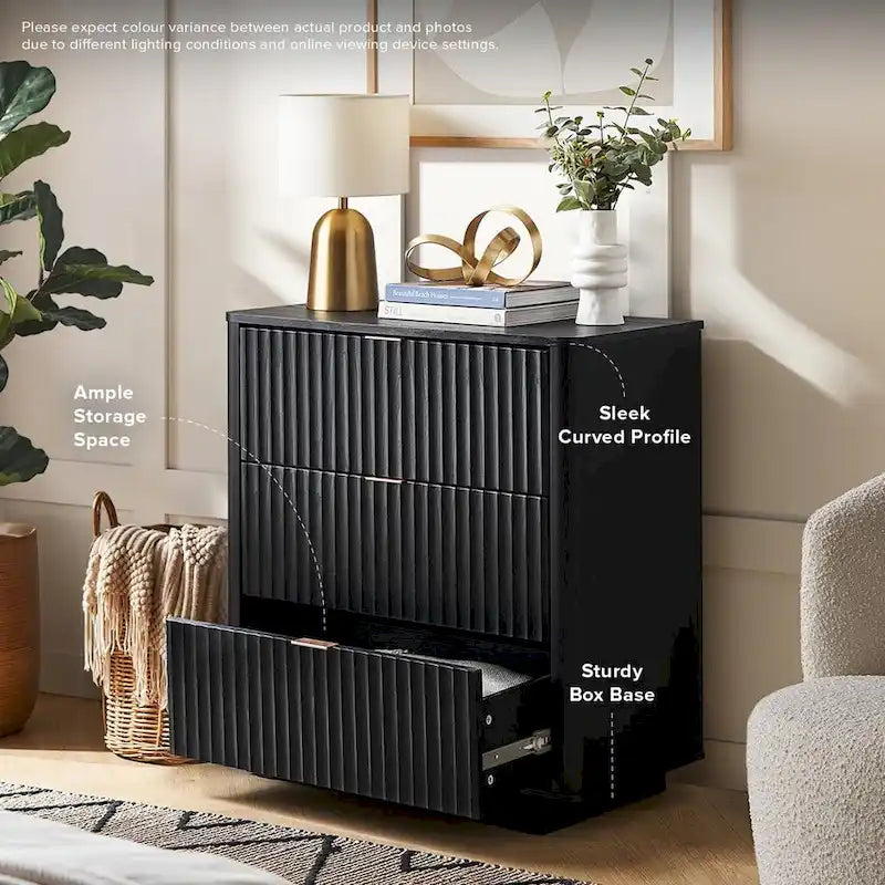 Mopio Brooklyn Cassettiera a 3 cassetti