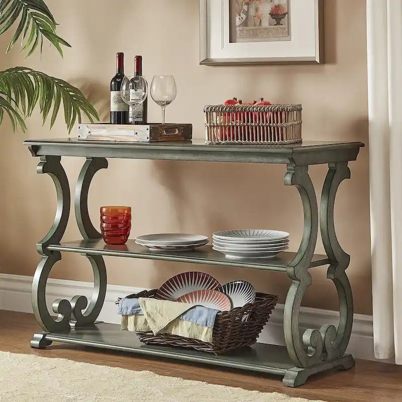 Mobile TV Scroll in Legno Lorraine con Tavolo Divano di iNSPIRE Q Classic