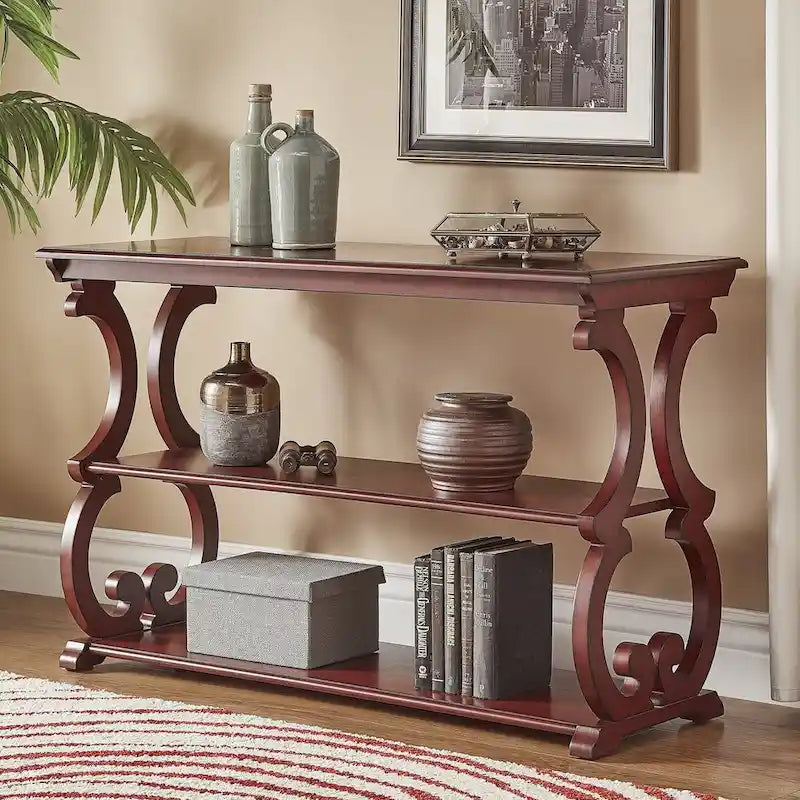 Mobile TV Scroll in Legno Lorraine con Tavolo Divano di iNSPIRE Q Classic