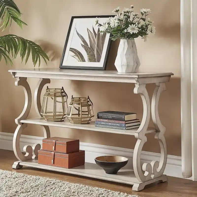 Mobile TV Scroll in Legno Lorraine con Tavolo Divano di iNSPIRE Q Classic